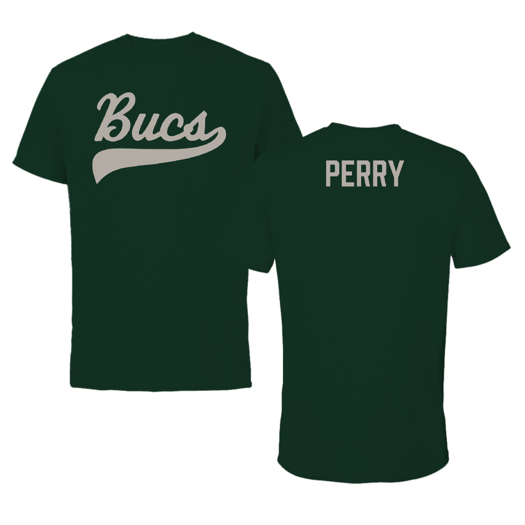 Shelton State Community College Cheer Forest Green Performance Tee - Derek Perry