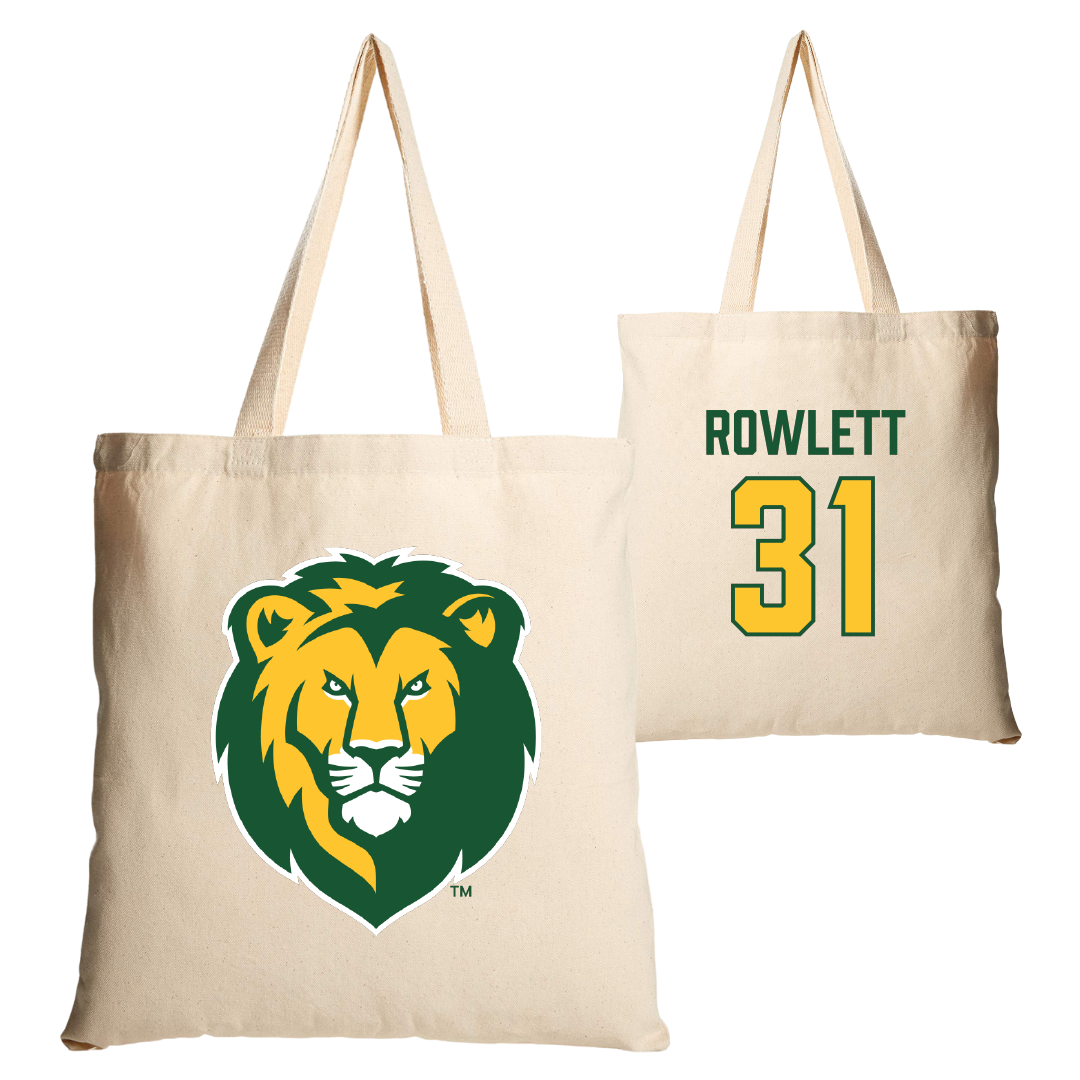 Southeastern Louisiana University Baseball Tan Canvas Tote Bag - #31 Grady Rowlett