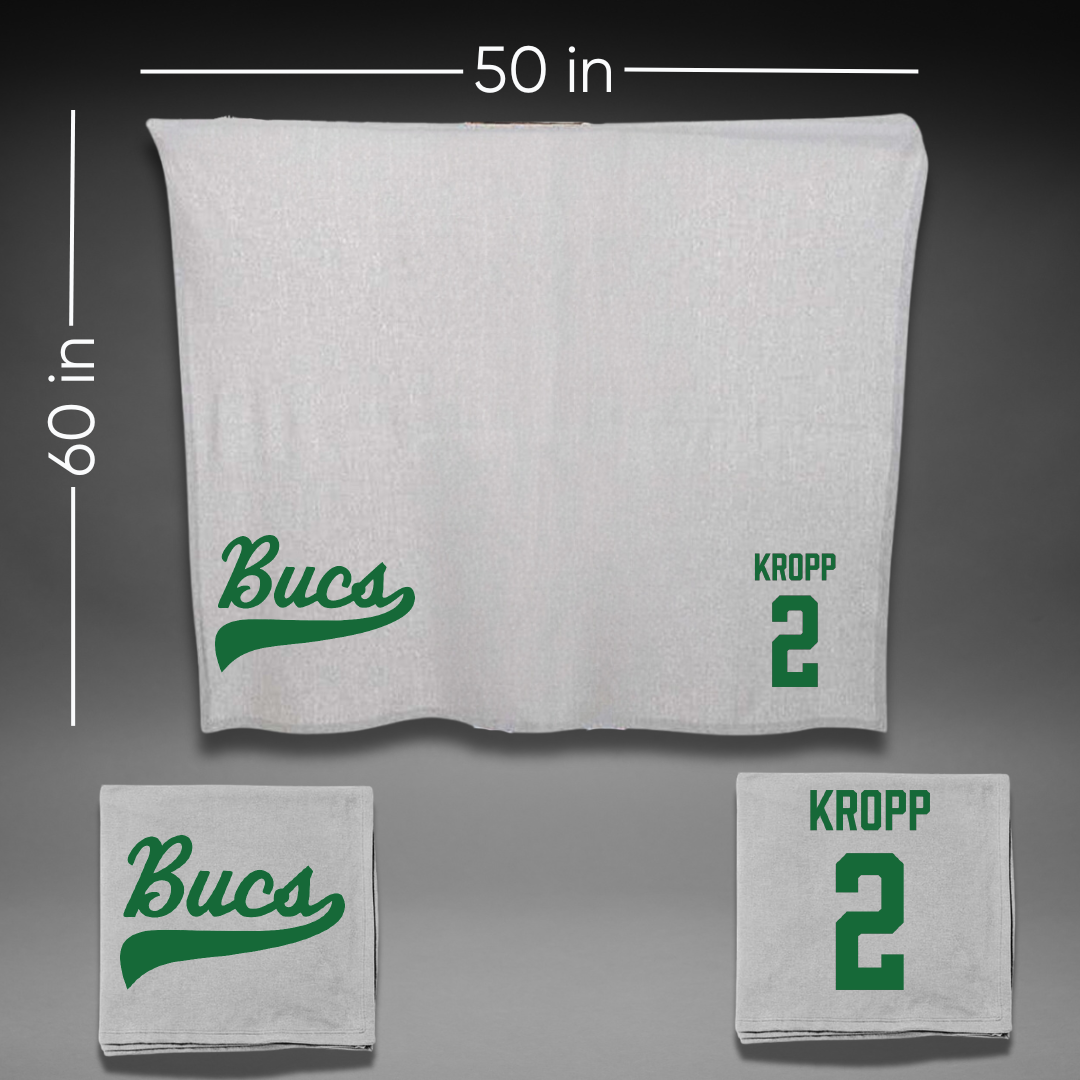 Shelton State Community College Baseball Gray Blanket - #2 Cody Kropp