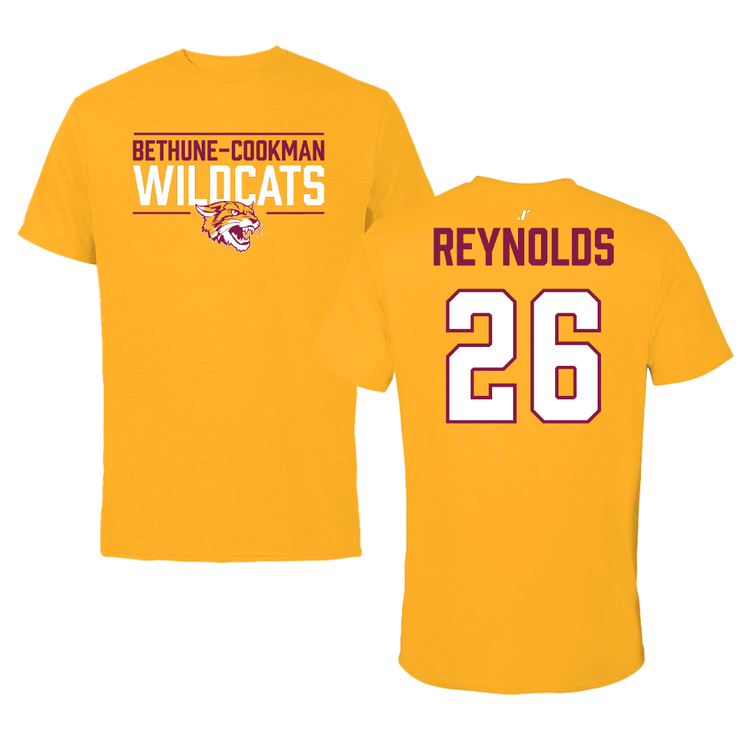 Bethune-Cookman University Softball Gold General Performance Tee - #26 Arianna Reynolds