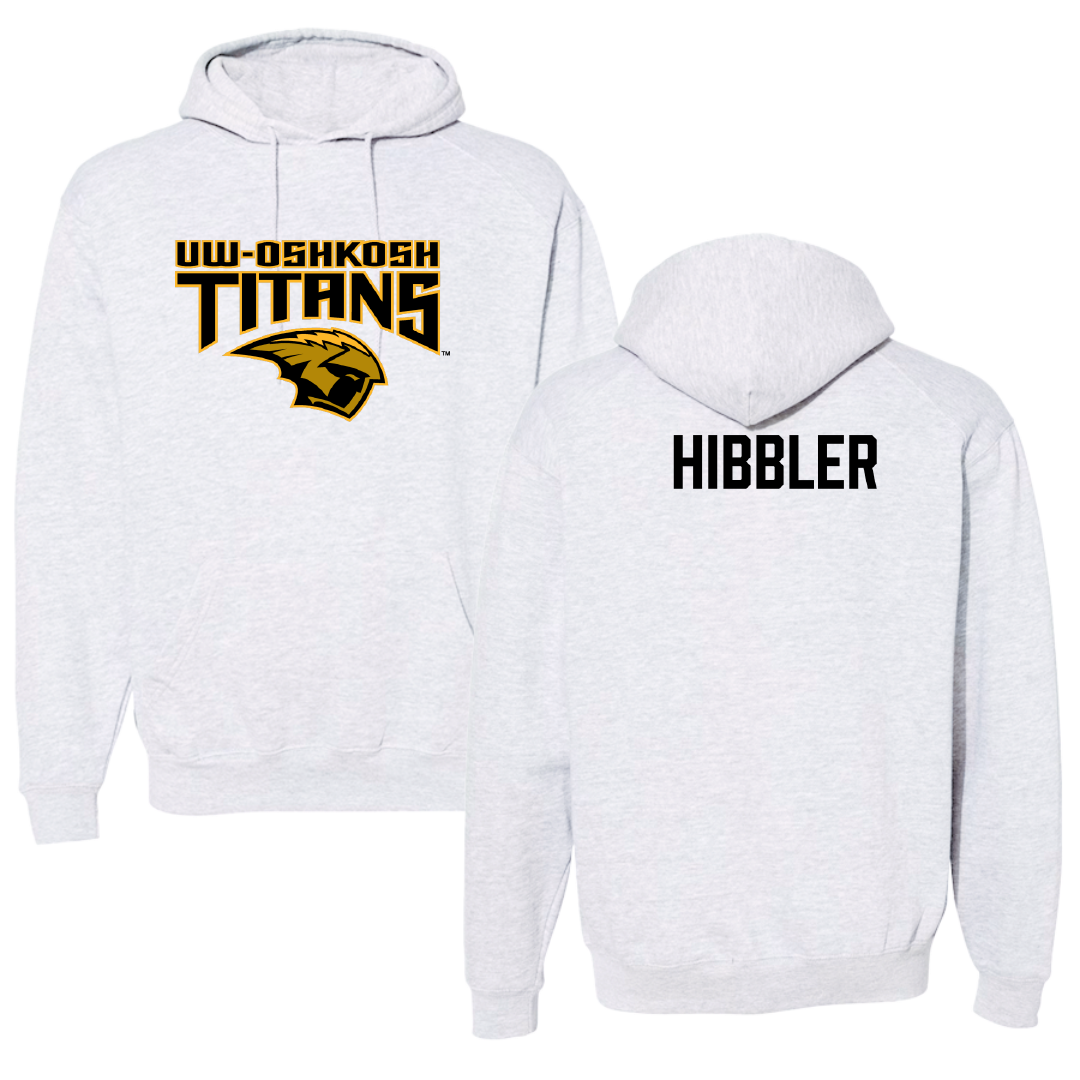 University of Wisconsin-Oshkosh TF and XC Gray Hoodie - Jo Hibbler