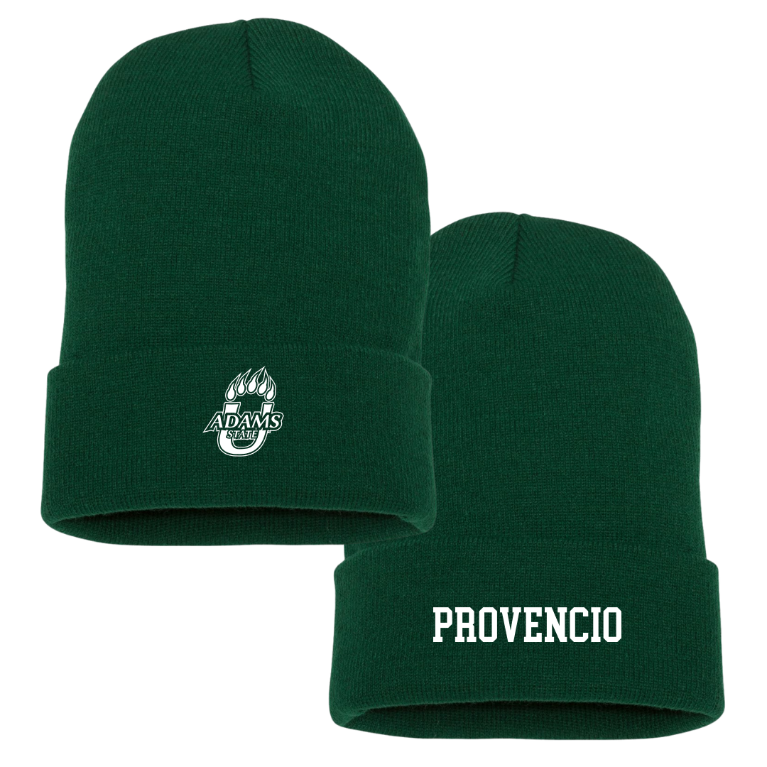 Adams State University Wrestling (M) University Green Beanie - John Provencio