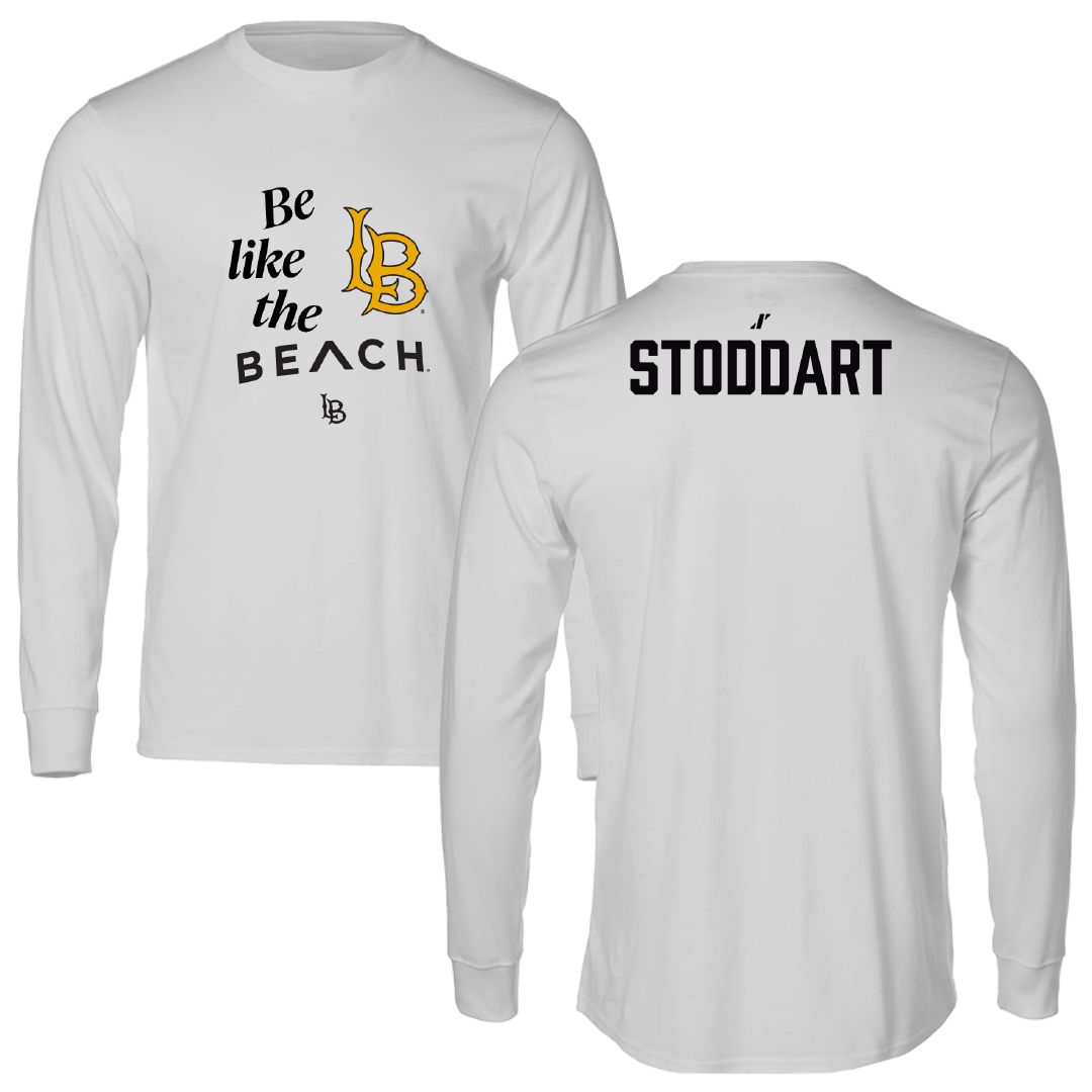 Long Beach State University TF and XC Light Gray Be Like Us Long Sleeve - Grace Stoddart