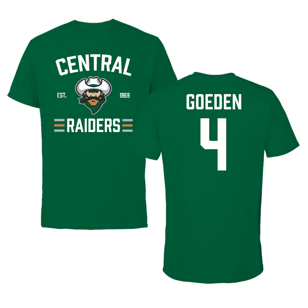 Central Community College at Columbus Volleyball (W) Green General Performance Tee - #4 Rae Goeden