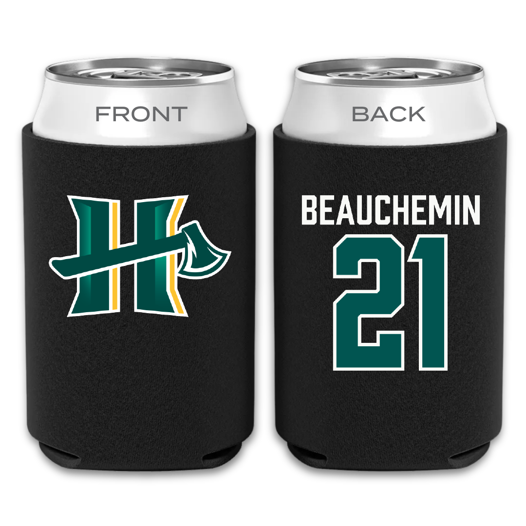 Cal Poly Humboldt Soccer Black Can Cooler - #21 Nicole Beauchemin