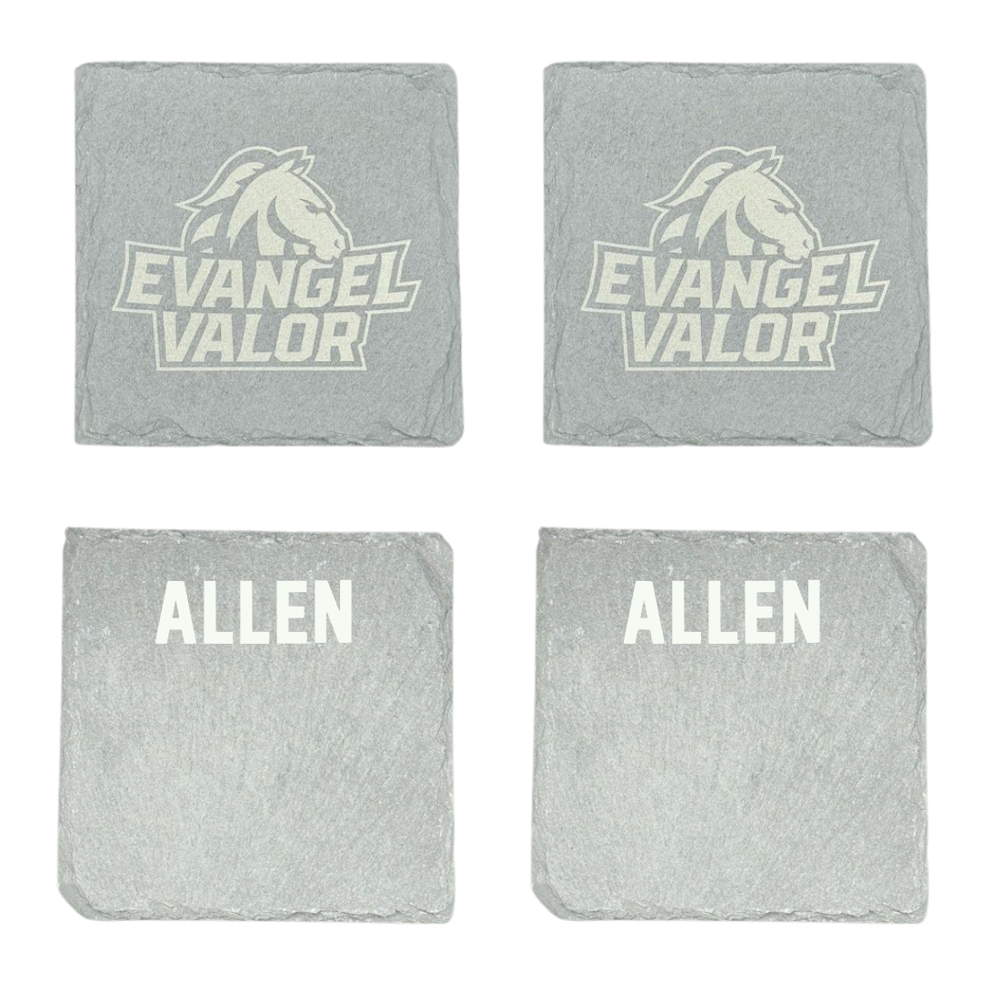 Evangel University TF and XC Stone Coaster (4 Pack)  - Brandon Allen