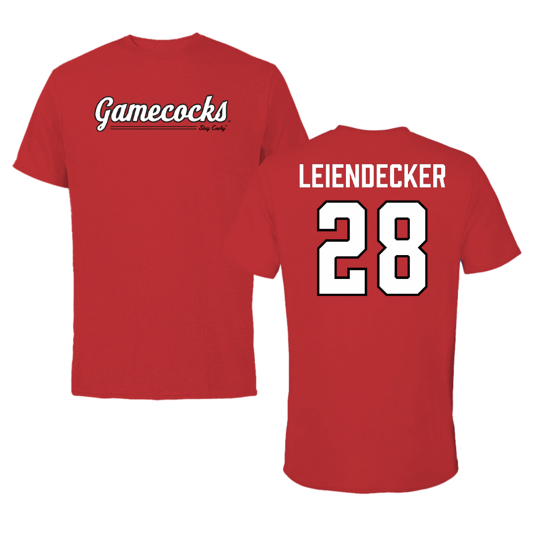 Jacksonville State University Bowling (W) Red General Performance Tee - #28 Abbie Leiendecker