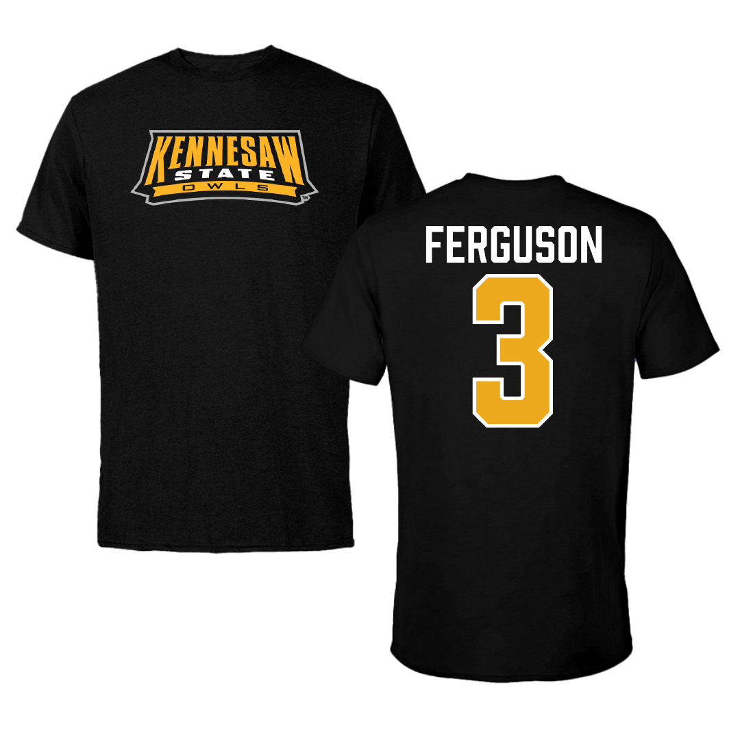 Kennesaw State University Lacrosse Black Tee - #3 Julia Ferguson