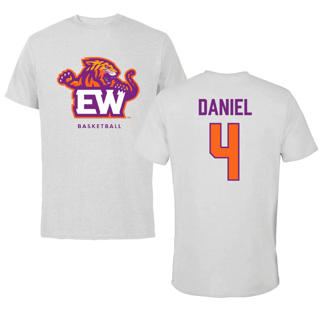 Edward Waters University Basketball Light Gray Tee - #4 Zahra Daniel