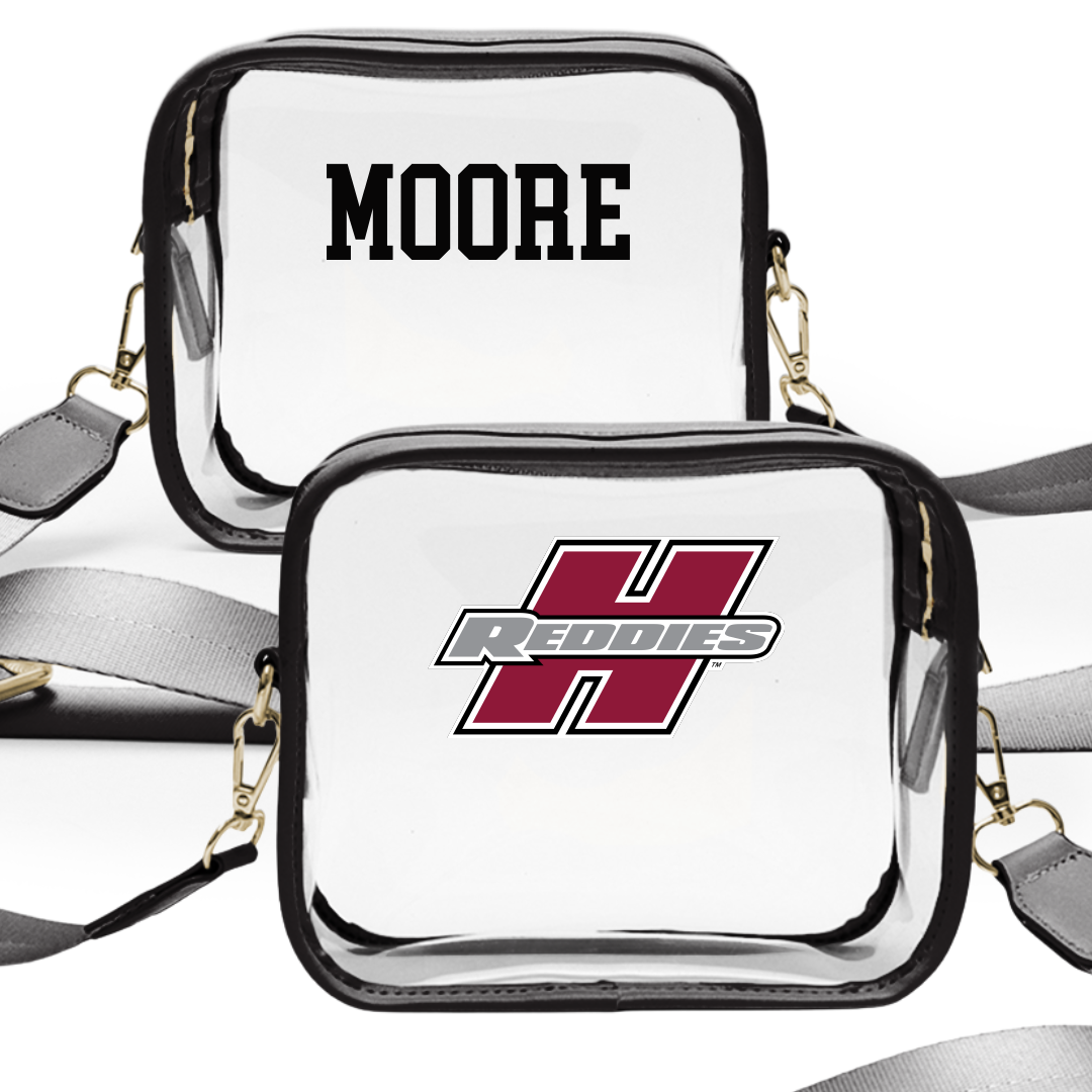 Henderson State University Swimming & Diving Black Clear Stadium Bag - Kyle Moore