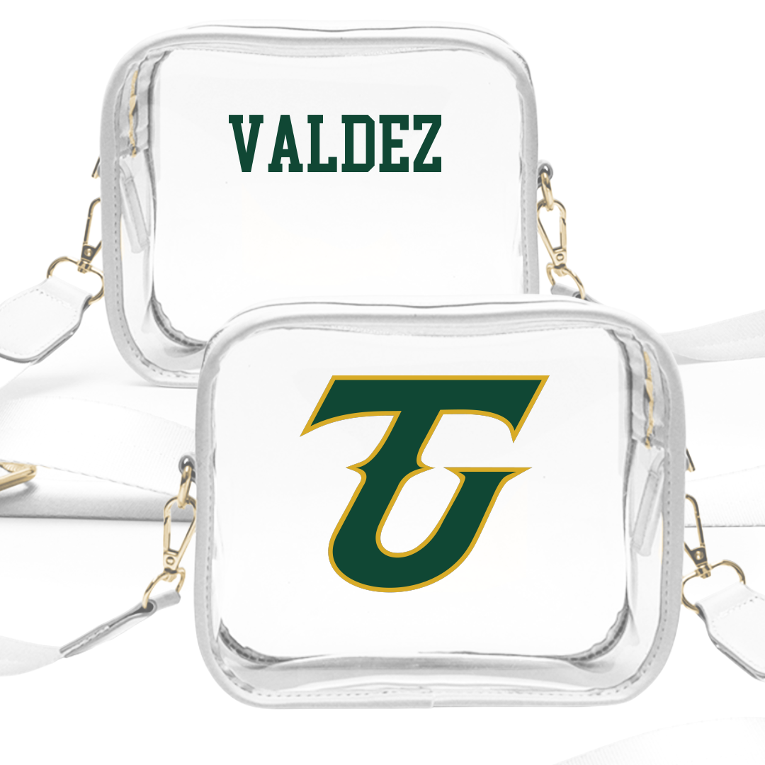 Tiffin University Soccer (M) White Clear Stadium Bag - Jose Valdez