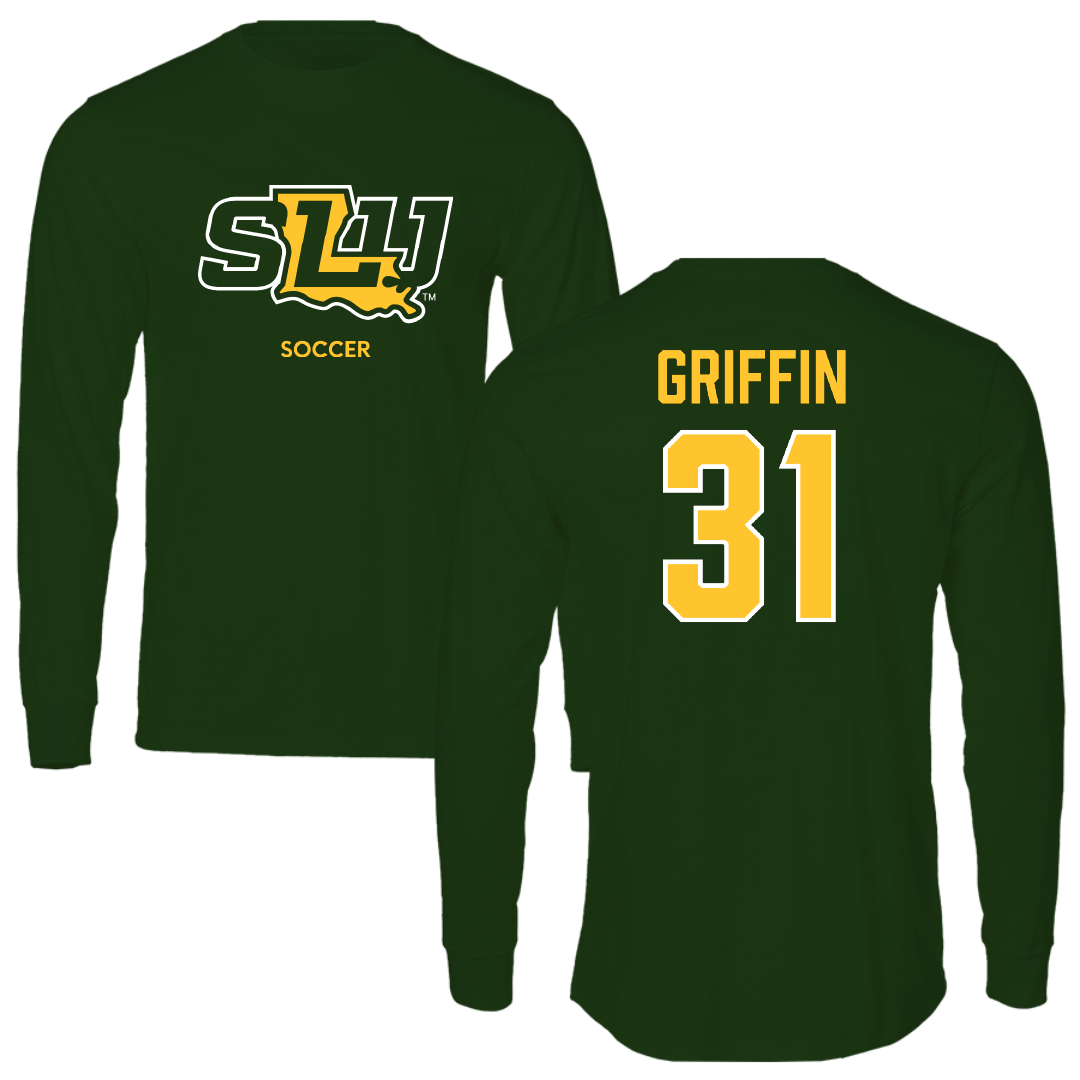 Southeastern Louisiana University Soccer (W) Forest Green Long Sleeve - #31 Olivia Griffin