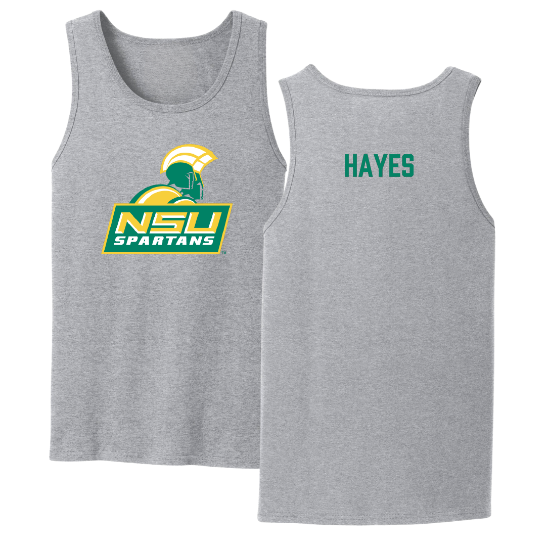 Norfolk State University TF and XC Sport Gray Tank Top - Savien Hayes