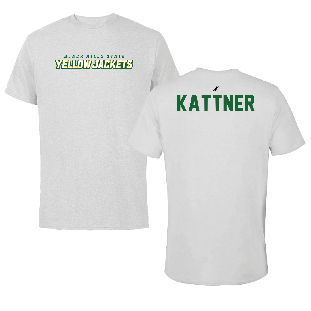 Black Hills State University Football Light Gray Tee - Darien Kattner