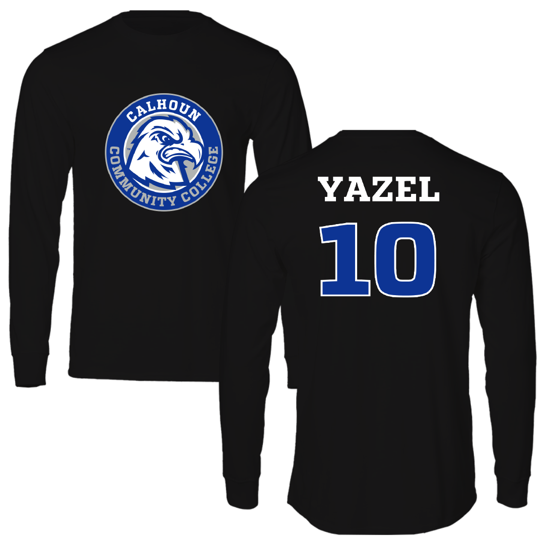 Calhoun Community College Baseball Black Long Sleeve - #10 Adam Yazel