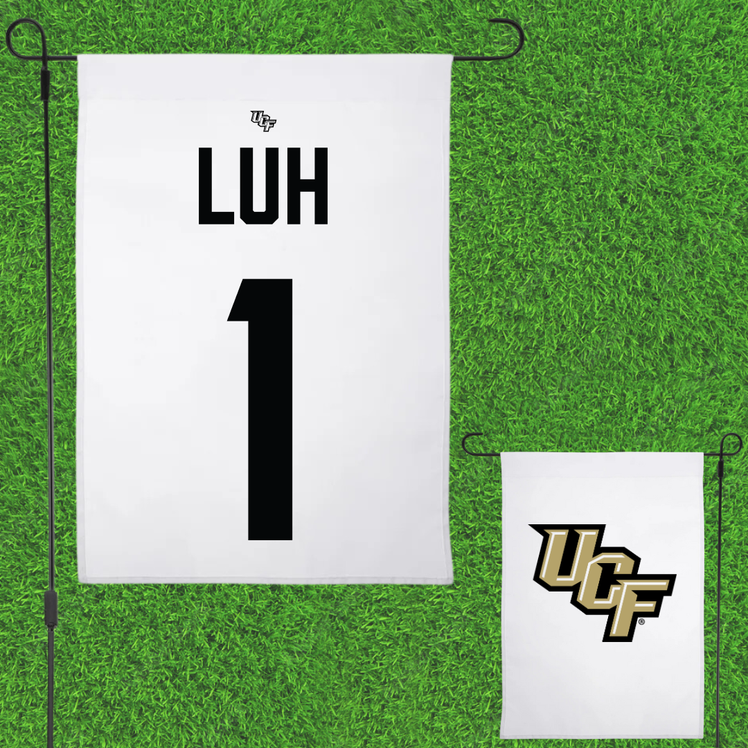 University of Central Florida Lacrosse (M) White Garden Flag - #1 Caleb Luh