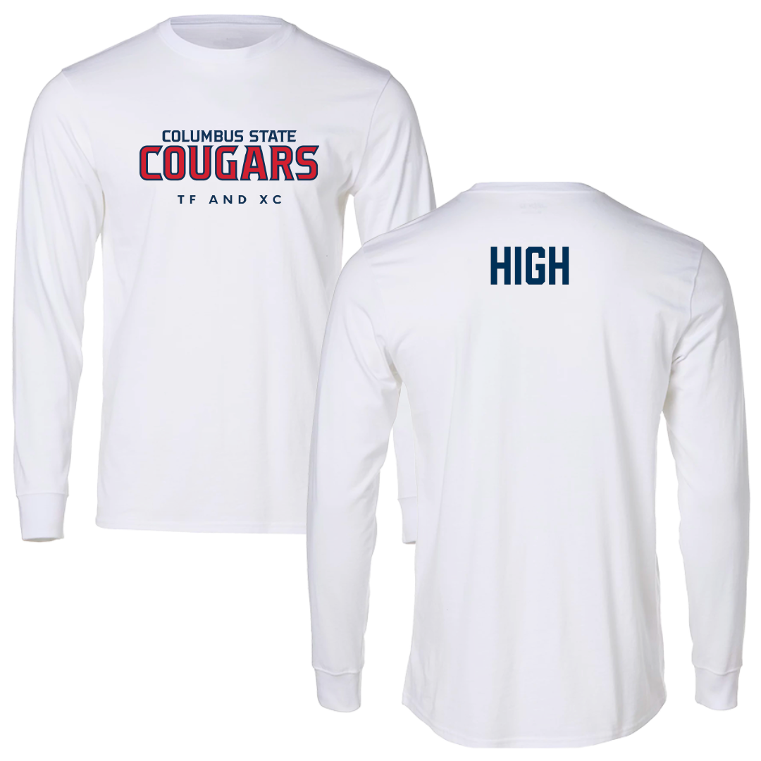 Columbus State University TF and XC White Long Sleeve - Taylor High