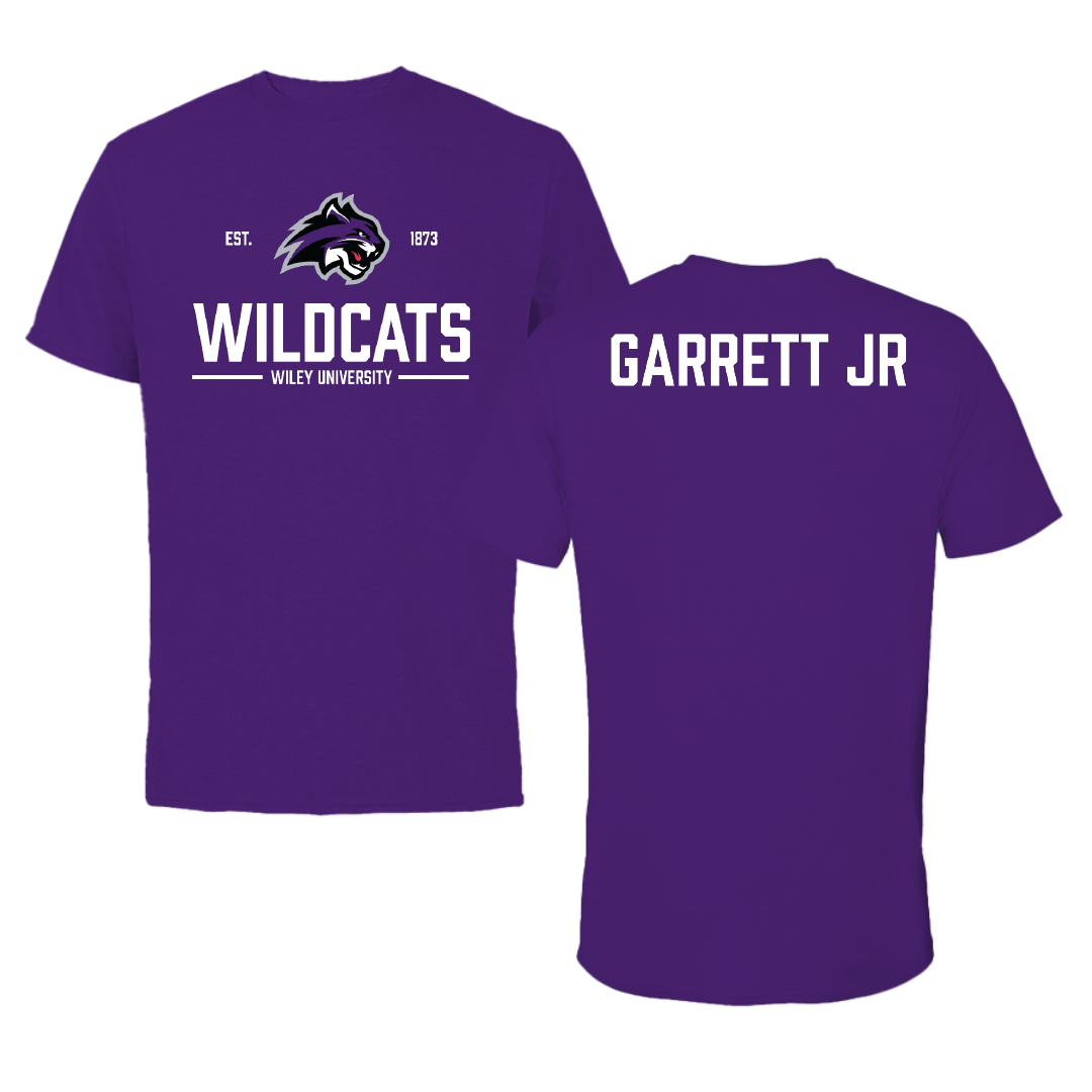 Wiley University TF and XC Purple General Performance Tee - Ronald Garrett jr