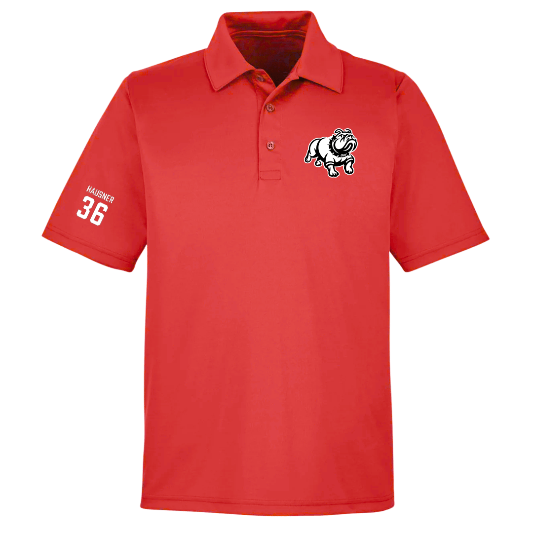 Gardner-Webb University Baseball Red Polo - #36 Anthony Hausner