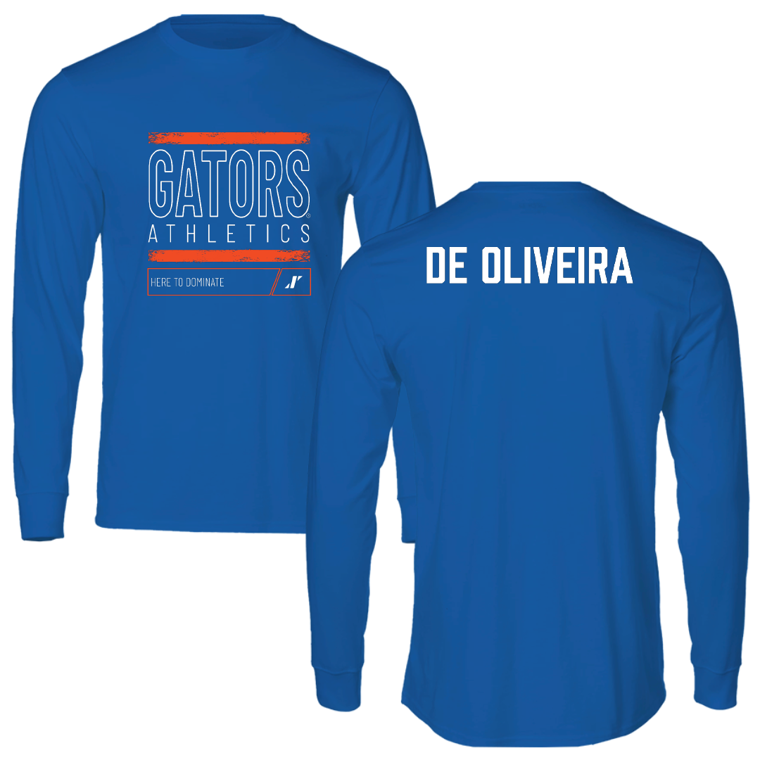 University of Florida Tennis Blue Dominate Long Sleeve - Emily De Oliveira