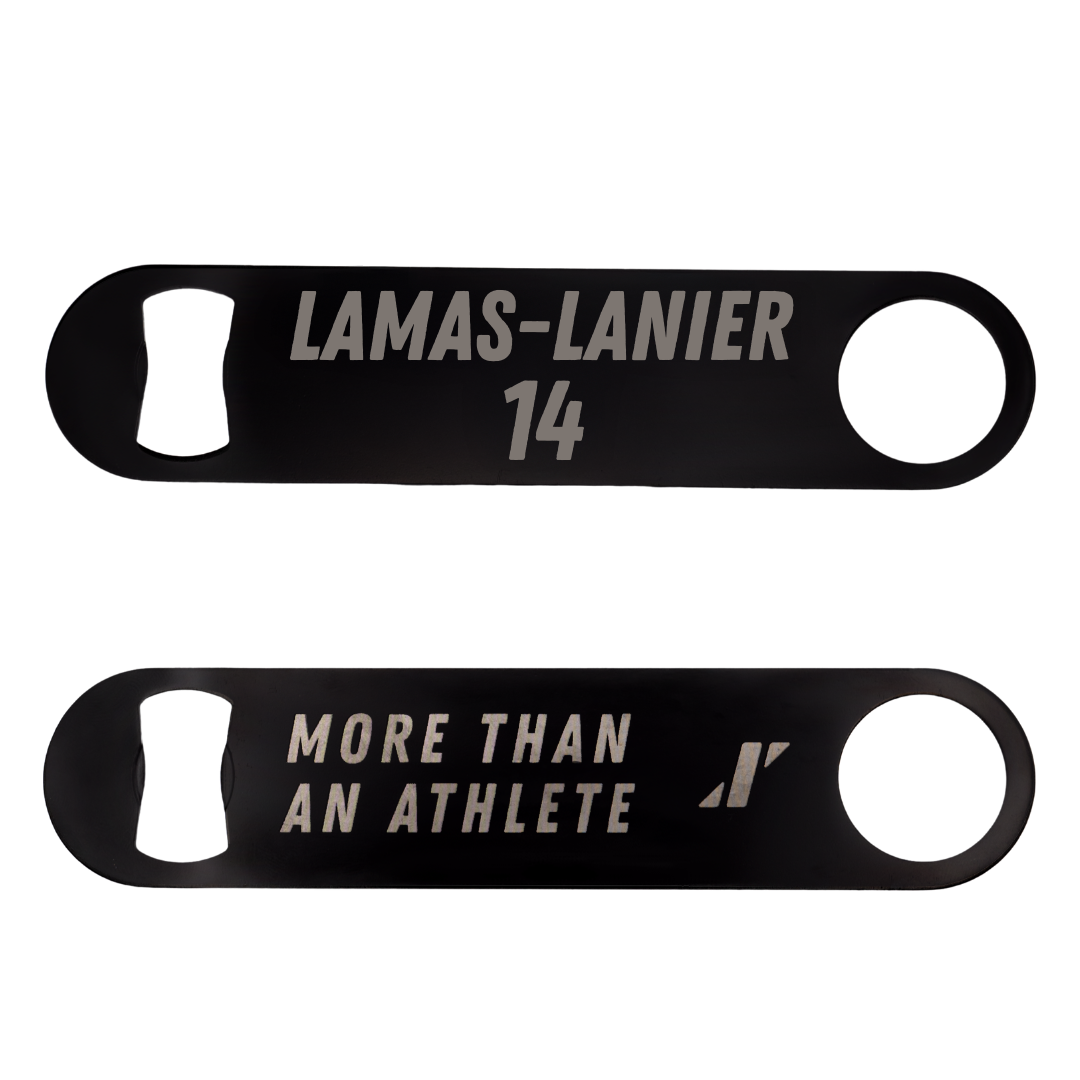 Florida Atlantic University Football Black Bottle Opener - #14 Courtney Lamas-Lanier