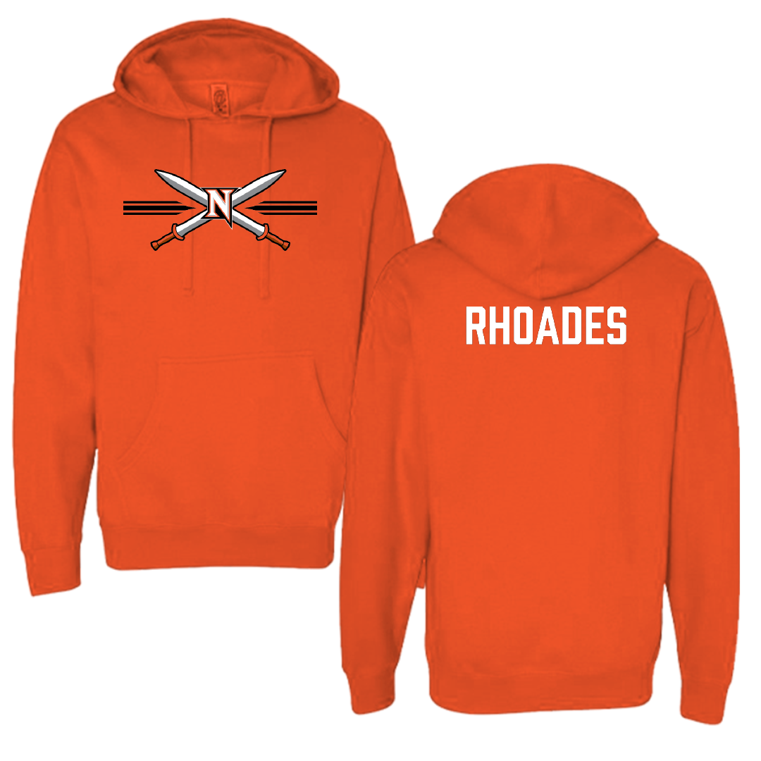 Northampton Community College Baseball Orange General Hoodie - Aiden Rhoades