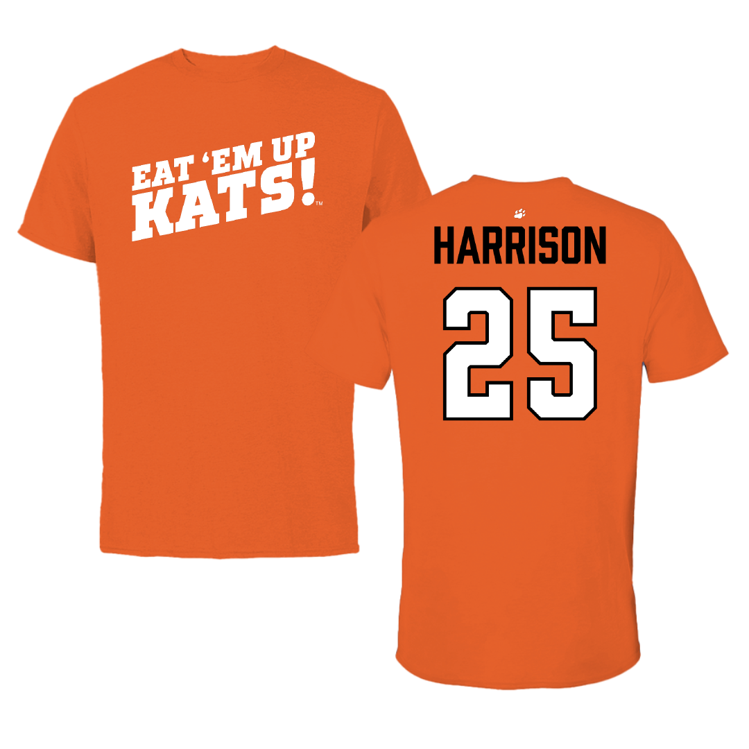 Sam Houston State University Softball Orange Performance Tee - #25 Roni Harrison