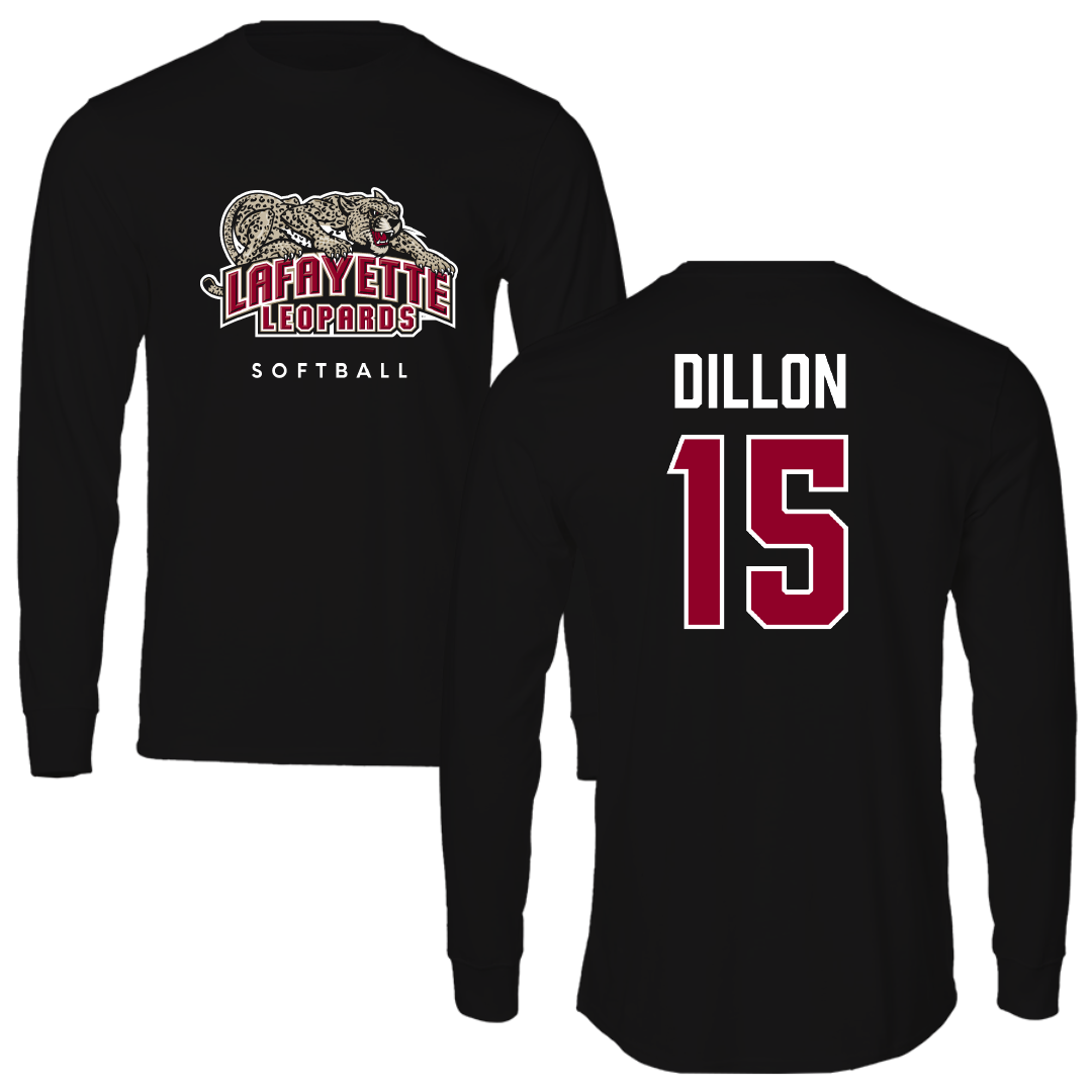 Lafayette College Softball Black Long Sleeve - #15 Regan Dillon