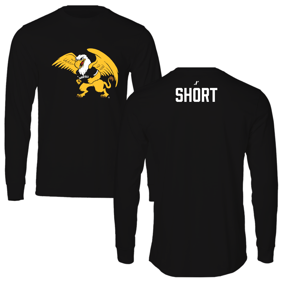 Missouri Western State University Football Black Performance Long Sleeve - John Short