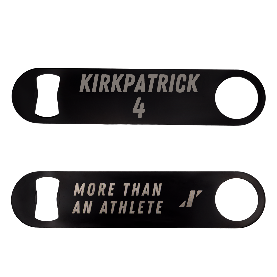Angelo State University Volleyball Black Bottle Opener - #4 Alli Kirkpatrick