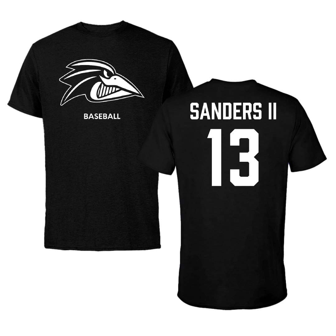 Franklin Pierce University Baseball Black Tee - #13 Bryan Sanders II