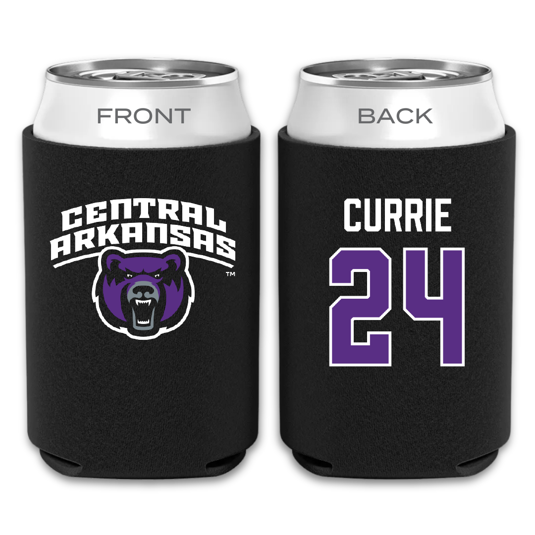 University of Central Arkansas Softball Black Can Cooler - #24 Sarah Currie