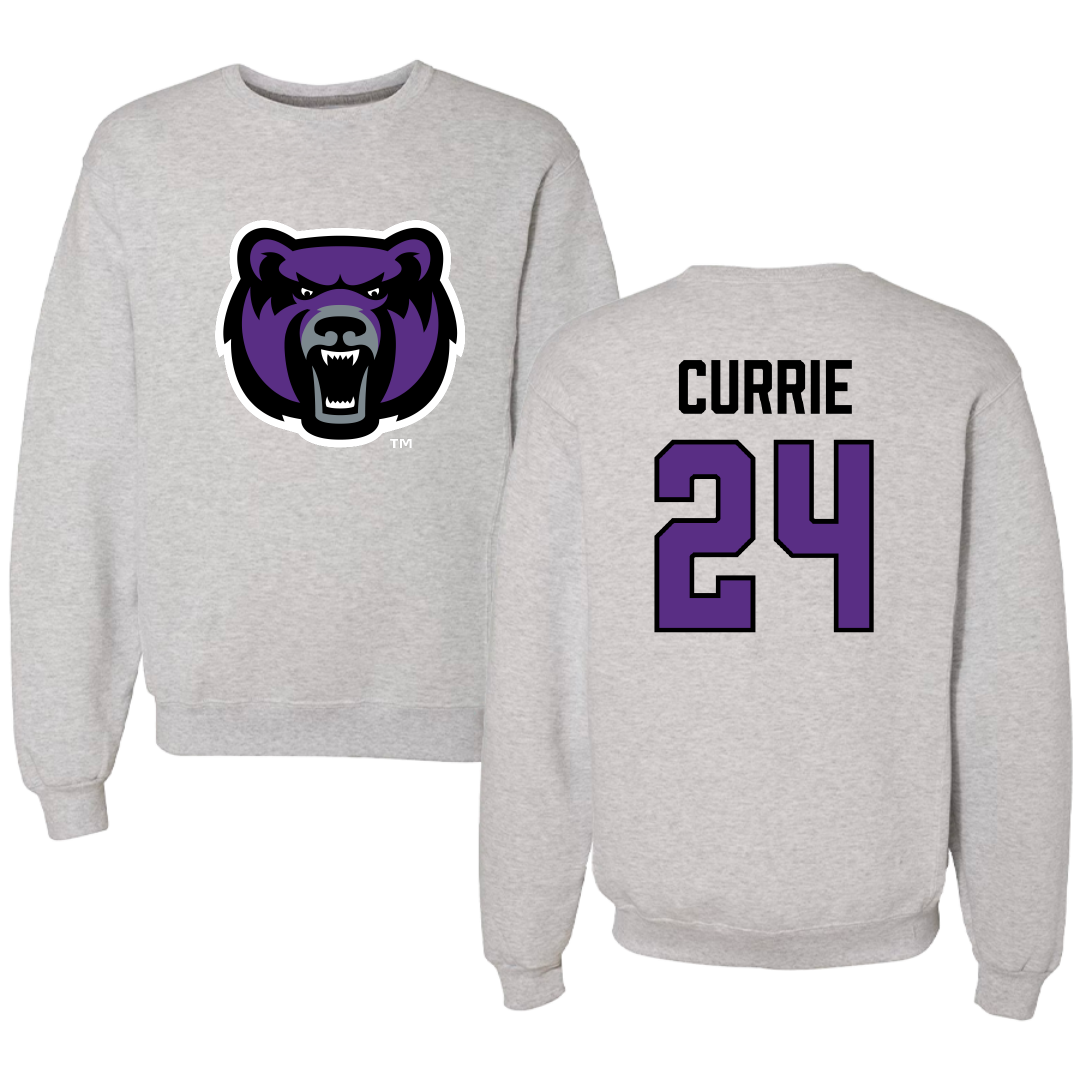 University of Central Arkansas Softball Gray Crewneck - #24 Sarah Currie
