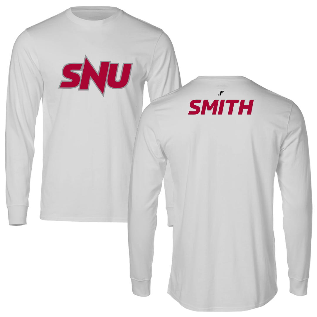 Southern Nazarene University TF and XC Light Gray Performance Long Sleeve - Killian Smith