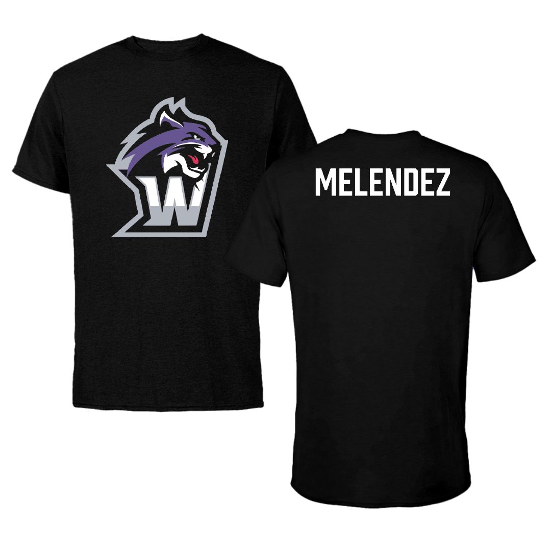 Wiley University Baseball Black Tee - Felix Melendez