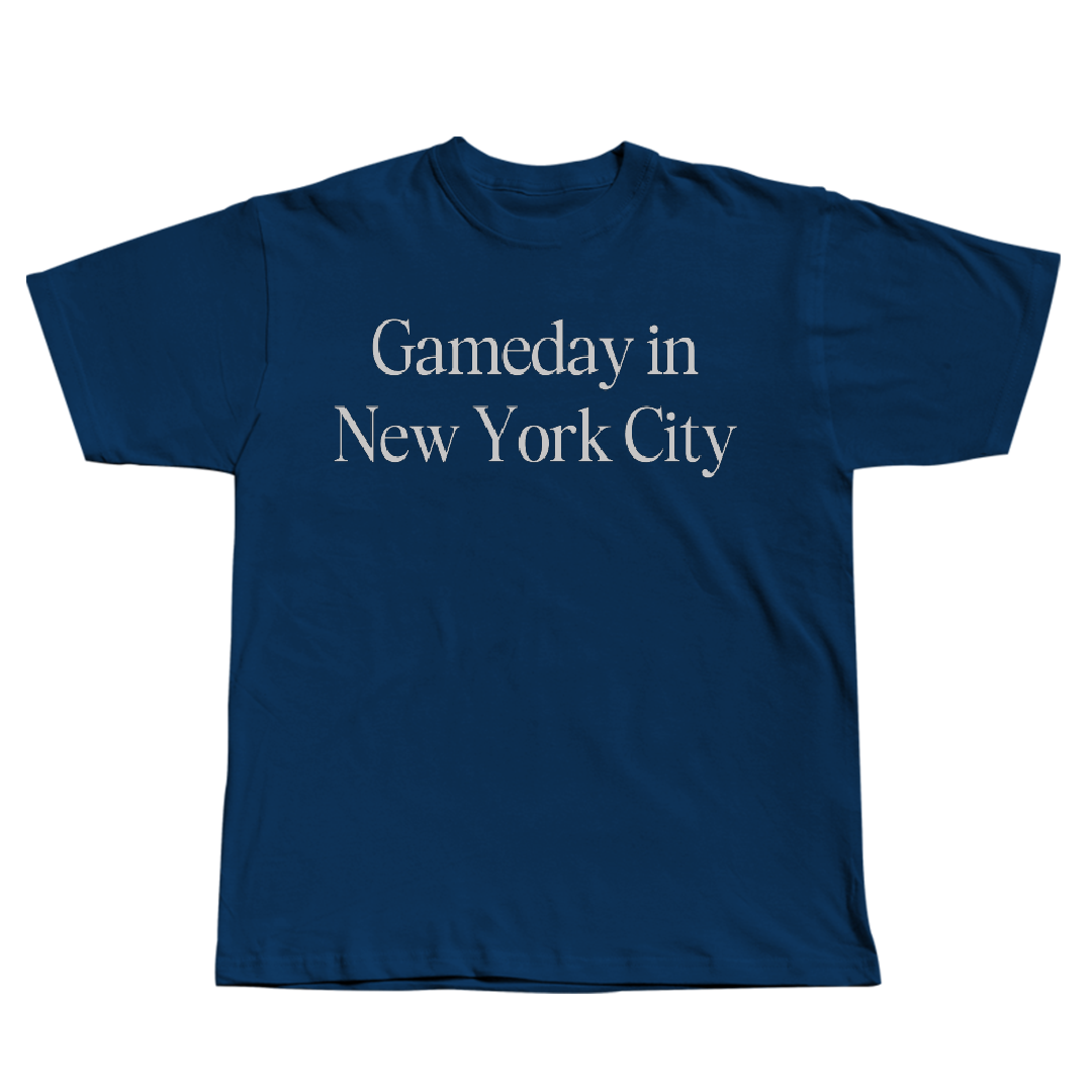 Yeshiva University Ice Hockey (M) Navy Gameday Tee - #2 Mikey Neusner