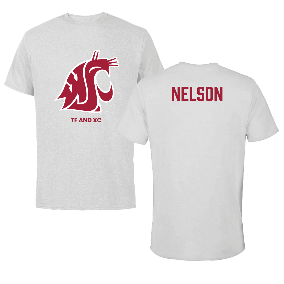 Washington State University TF and XC Light Gray Tee - Seth Nelson