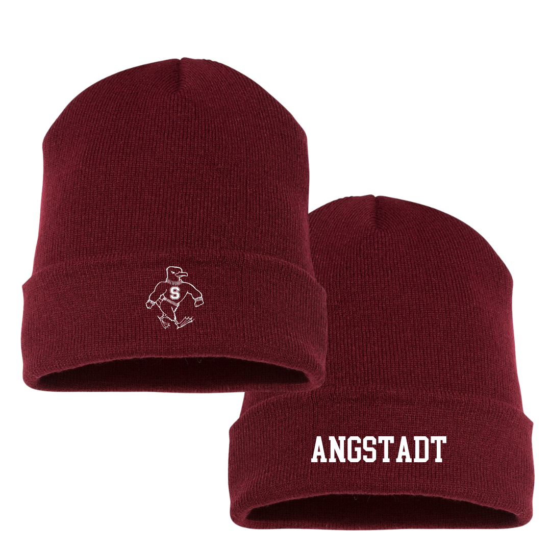 Salisbury University Softball Maroon Beanie - #13 Carly Angstadt