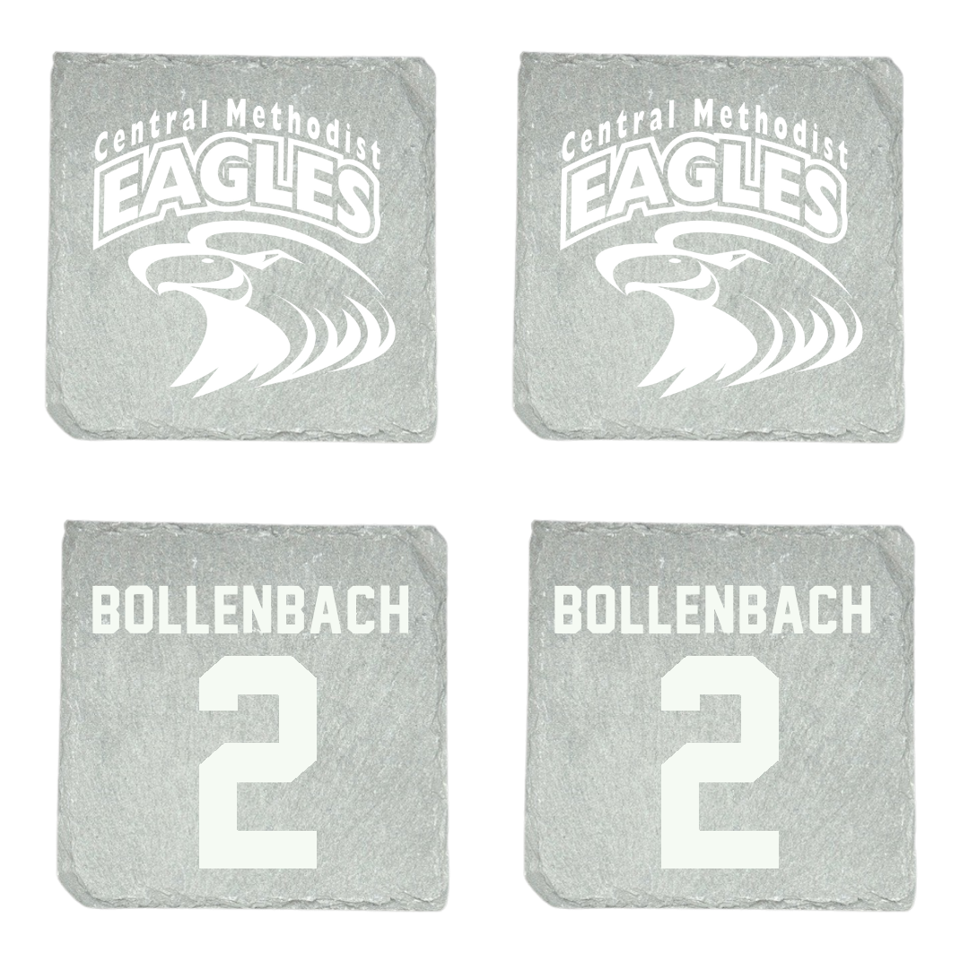 Central Methodist University Volleyball Stone Coaster (4 Pack)  - #2 Sydney Bollenbach