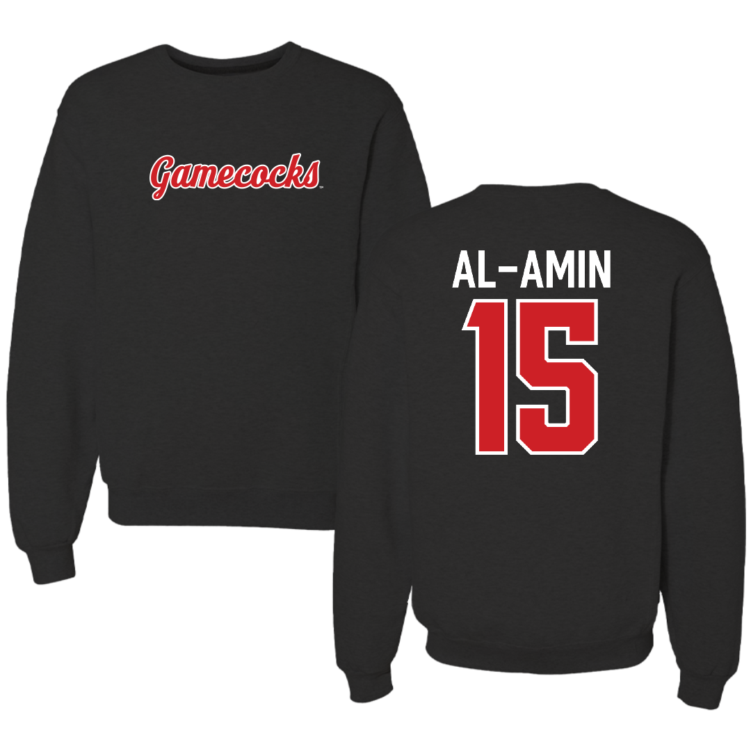 Jacksonville State University Football Black Crewneck - #15 Jibreel Al-Amin