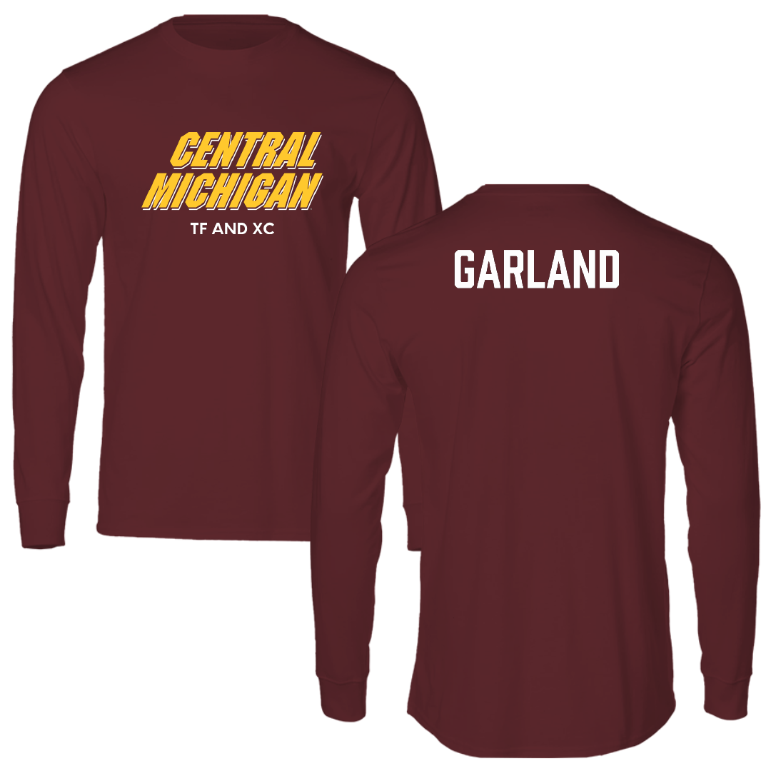 Central Michigan University TF and XC Maroon Long Sleeve - Sophia Garland