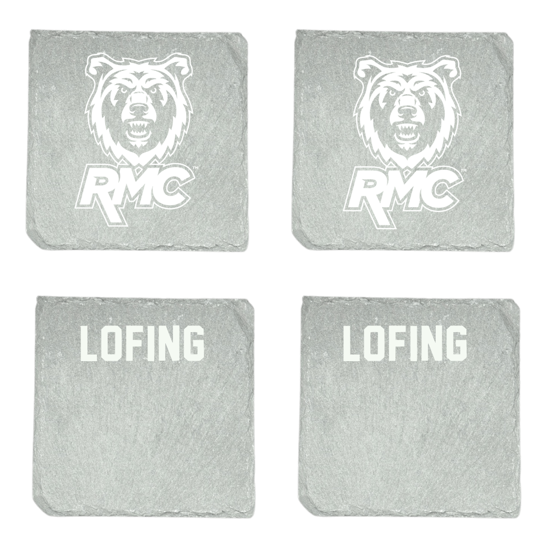 Rocky Mountain College Golf (M) Stone Coaster (4 Pack)  - Chase Lofing