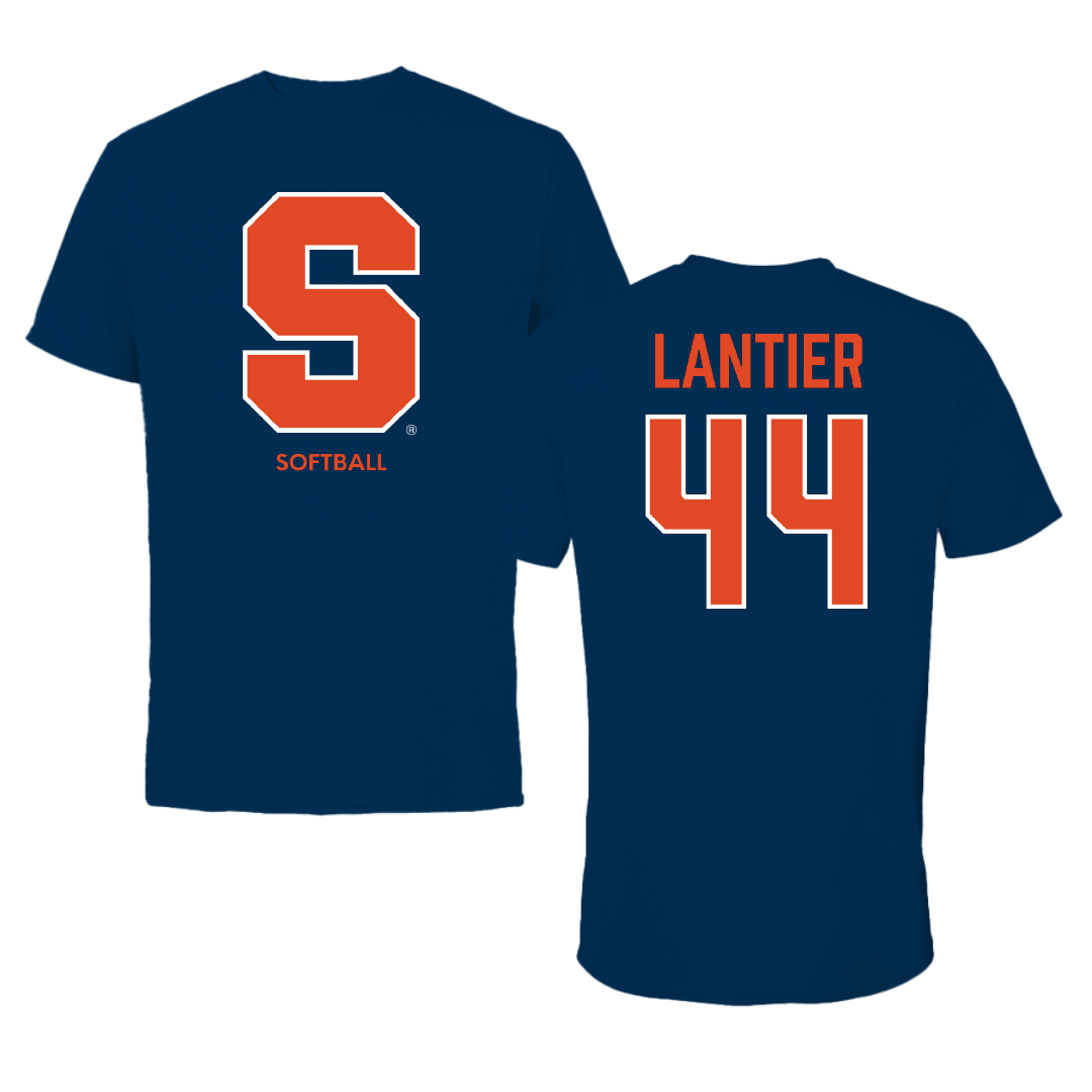 Syracuse University Softball Navy Primary Performance Tee - #44 Gabby Lantier
