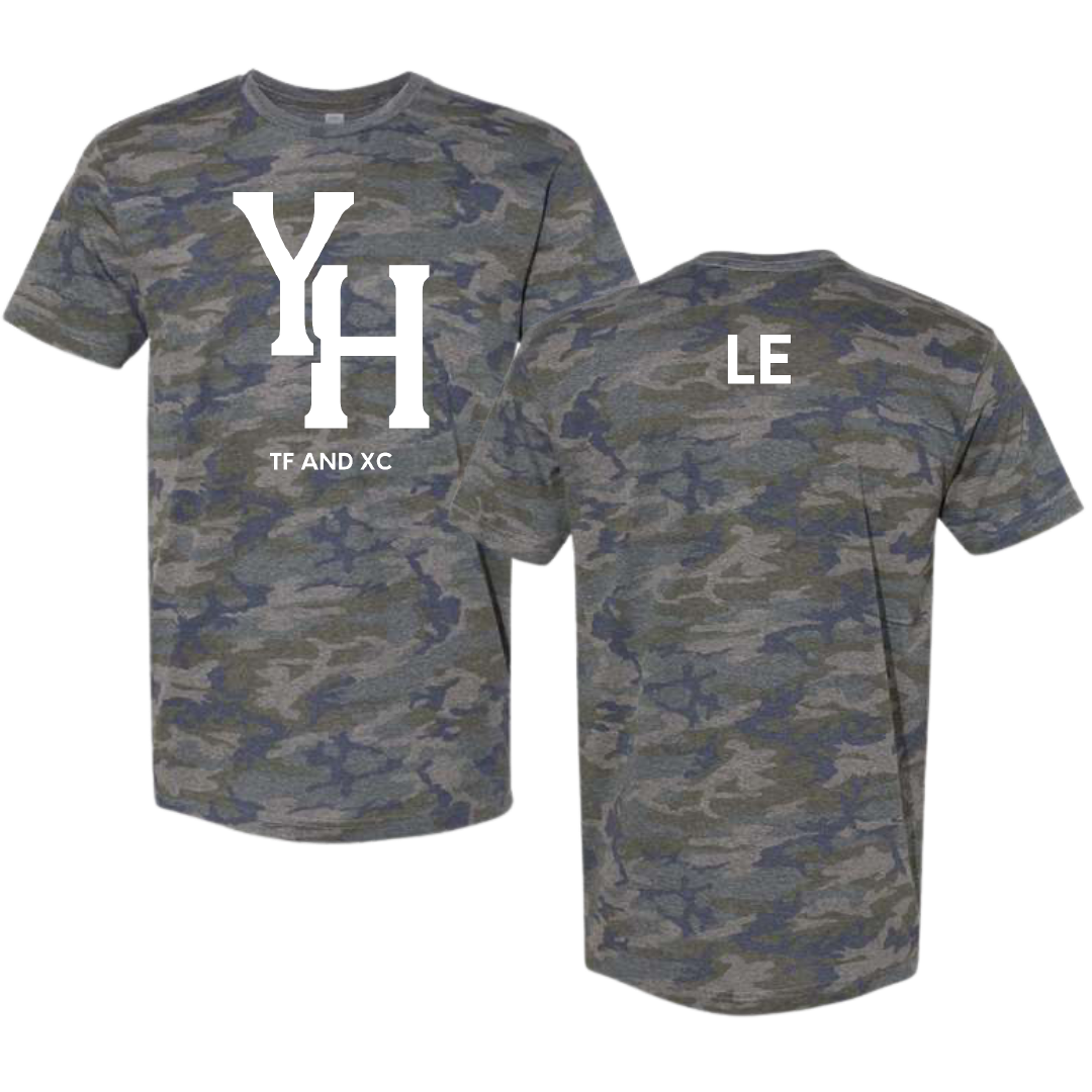 Young Harris College TF and XC Vintage Camo Tee - Christopher Le