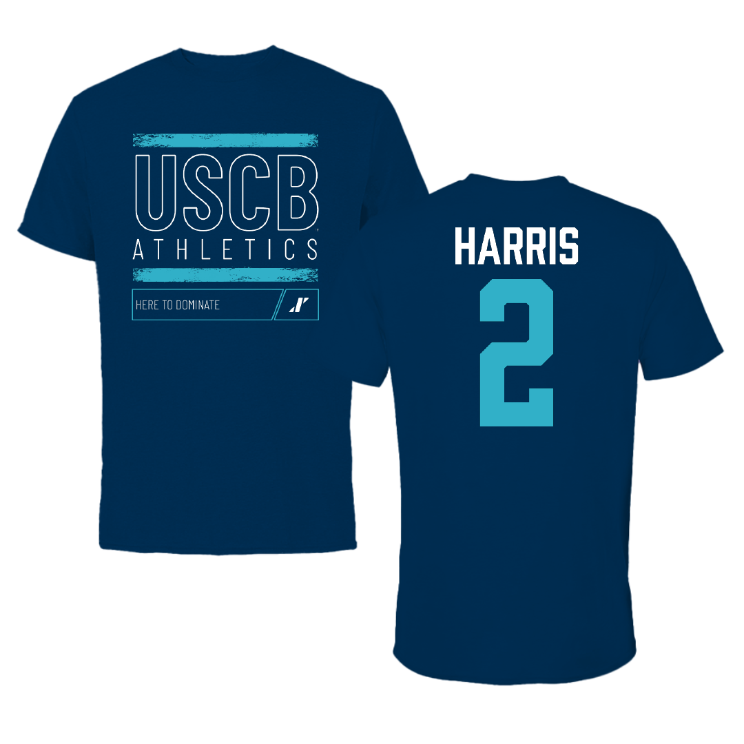University of South Carolina Beaufort Soccer Navy Dominate Tee - #2 Kennedy Harris