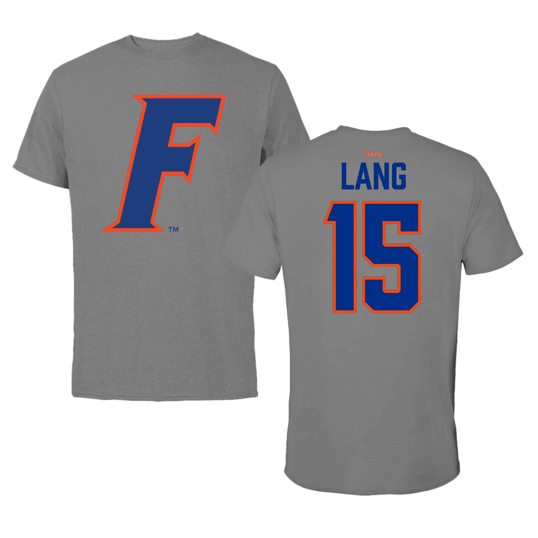 University of Florida Soccer Dark Gray Performance Tee - #15 Addy Lang
