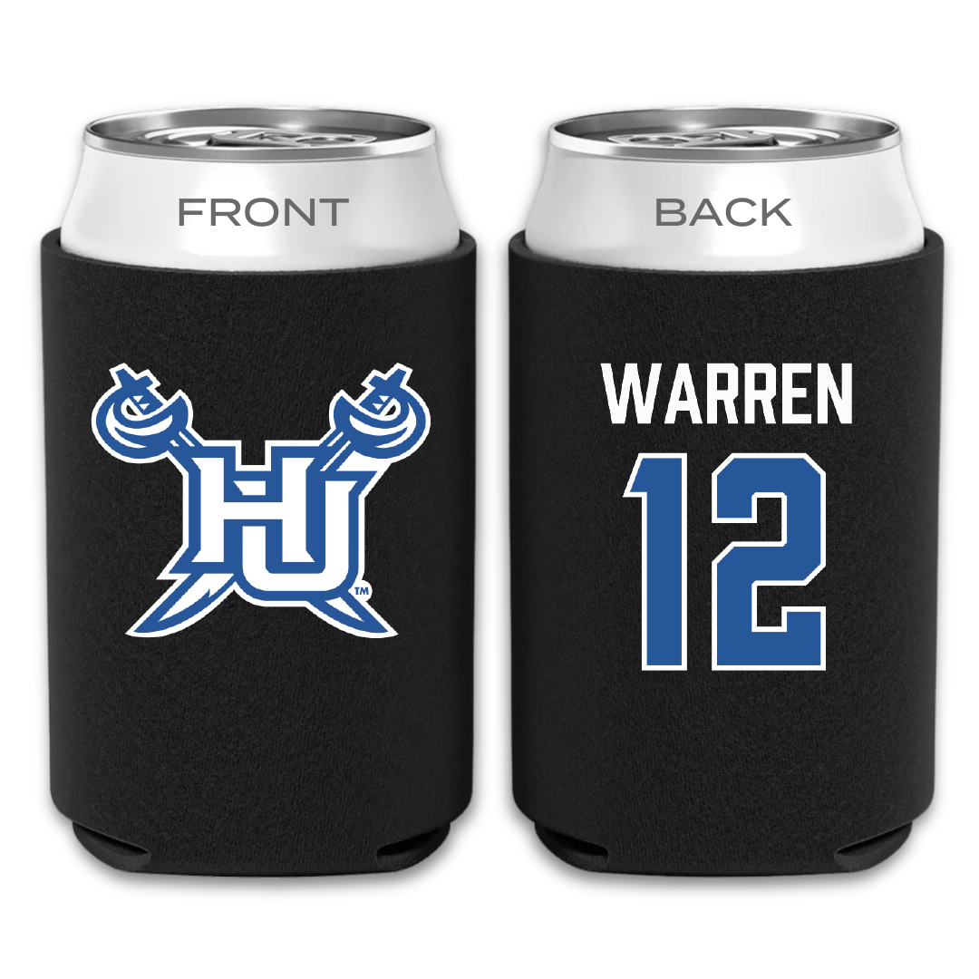 Hampton University Volleyball Black Can Cooler - #12 Morgan Warren