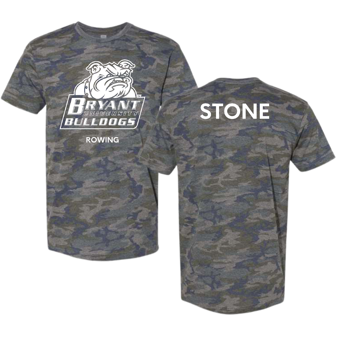Bryant University Rowing (W) Vintage Camo Tee - Jayla Stone