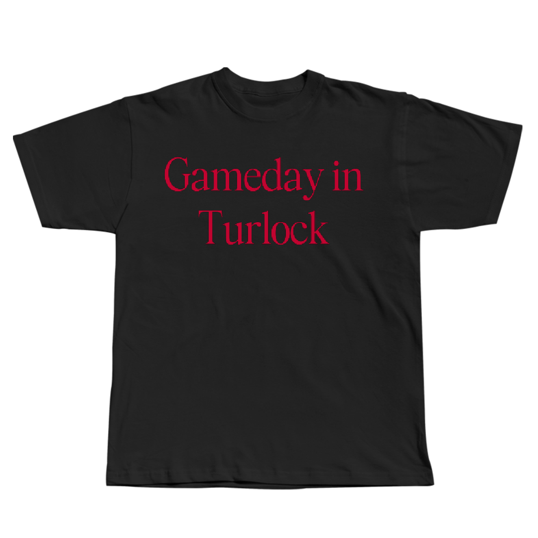 Stanislaus State Volleyball (W) Black Gameday Tee - #7 Christallynn Tate