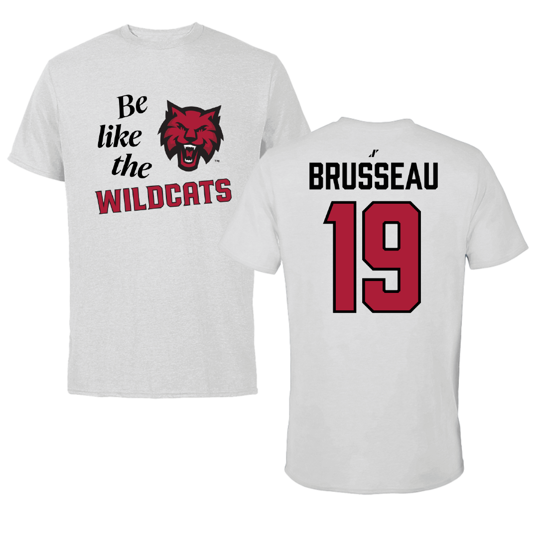 Central Washington University Softball Light Gray Be Like Us Performance Tee - #19 Kayla Brusseau